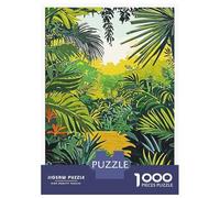 1000 Pieces Puzzle for Adults, Norfolk Island Jungle Artwork, Challenging Brain Teaser, Perfect, Precision Cut Pieces, 70x50cm/1000pcs
