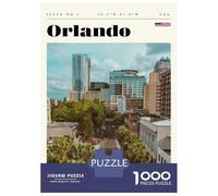 1000 Pieces Puzzle for Adults, Orlando Florida Travel Art Artwork, Creative Leisure Activity, Idea, Pieces, 52x38cm/1000pcs