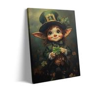 1000 Pieces Puzzle for Adults St. Patrick's Day Leprechaun and Shamrock Lucky Elf St. Patrick's Day St. Patrick's Day Themed Items for The Family