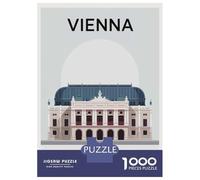 1000 Pieces Puzzle for Adults, Vienna State Opera House Artwork, Creative Leisure Activity, Gift for Adults, Premium Puzzle Pieces, 52x38cm/1000pcs