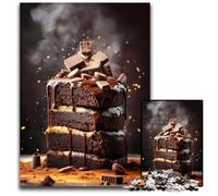 1000 Pieces Puzzle Gifts A World of Sweets Cake_197679b Wooden Jigsaw Puzzles Relax & Challenge, Colorful Home Decor Art, for Friends 300 PCS