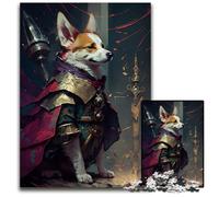 1000 Pieces Puzzle Gifts Adventurous Corgi Jigsaw Puzzles Challenging Brain Teaser for Teenagers Family Game Night Fun 1000 PCS(75x50cm)