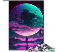 1000 Pieces Puzzle Gifts Alien Landscape Jigsaw Puzzles size 50x75cm Brain Teaser, Adult Game, Family Interactive Activity