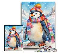 1000 Pieces Puzzle Gifts Art Penguin cardboard Jigsaw Puzzles 26x38 cm for Mother'S Day, Birthdays, Christmas