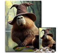 1000 Pieces Puzzle Gifts Capybara WizardImpossible Jigsaw Puzzles for Adults for Teenagers Couples And Friends for Birthdays Christmas 1000 PCS(75x50cm)