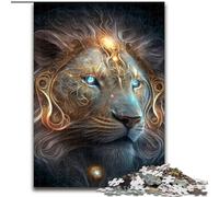 1000 Pieces Puzzle Gifts Celestial Visions Lion Jigsaw Puzzles for Adults size 50x75cm Perfect for Teenagers & Collectors, Ideal Home Decor & Travel Gift
