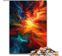 1000 Pieces Puzzle Gifts Colorful Explosion Galaxy Jigsaws 1000 Pieces for Adults Ideal Holiday Or Birthday Gift, Party Game Toy size 50x75cm