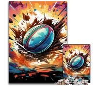 1000 Pieces Puzzle Gifts Colorful Rugby Difficult Puzzles for Adults for Birthdays And Holidays 50x75CM/19.68x29.52inch