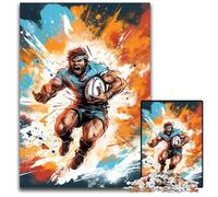 1000 Pieces Puzzle Gifts Colorful Rugby Difficult Puzzles for Adults for Birthdays And Holidays 50x75CM/19.68x29.52inch
