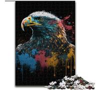 1000 Pieces Puzzle Gifts Colourful Eagles Difficult Puzzles for Adults size 50x75cm Challenging Brain Teaser - Relaxing Toy for Teenagers