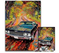 1000 Pieces Puzzle Gifts Cool Colourful Sports Cars Puzzles for Adults Perfect for Family Fun, Party Games, Birthday Party Favors 50x75CM/19.68x29.52inch