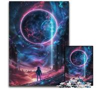 1000 Pieces Puzzle Gifts Cosmic Beam Wooden Jigsaw Brain Challenge for Teenagers Home Decor 1000 PCS(75x50cm)