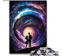 1000 Pieces Puzzle Gifts Cosmic Love Story Difficult Puzzles for Adults size 26x38cm Perfect Home Or Office Decor, Ideal