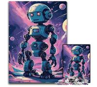 1000 Pieces Puzzle Gifts Cute Robot Fantasy SpaceDifficult Puzazles for Adults for Home DecorHoliday Fun 1000 PCS(75x50cm)