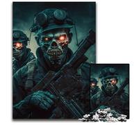 1000 Pieces Puzzle Gifts Dead Army Zombie Soldier cardboard Puzzles Challenging Brain Teaser - Relaxing Toy for Teenagers 26X38CM/10.23x14.96inch