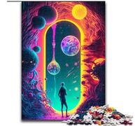 1000 Pieces Puzzle Gifts Door to The Unknown Difficult Puzzles for Adults size 26x38cm Perfect Home Or Office Decor, Ideal