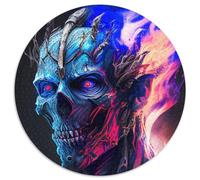 1000 Pieces Puzzle Gifts Draugr Undead Round Puzzles 1000 Pieces for Adults Family Game Night Fun, DIY Decorative Artwork 67.5x67.5cm