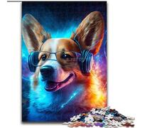 1000 Pieces Puzzle Gifts Fantasy Dog Puzzles for Adults size 26x38cm for Teenager & Families, Perfect DIY Decor & Brain-Teasing Challenge