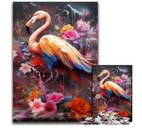 1000 Pieces Puzzle Gifts Fantasy Flamingo Impossible Jigsaw Puzzles for Adults for Holidays, Birthdays, And Family Game Nights 50x75CM/19.68x29.52inch