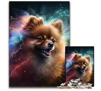 1000 Pieces Puzzle Gifts Fantasy Pomeranian Difficult Puzzles for Adults for Birthdays And Holidays 50x75CM/19.68x29.52inch