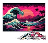1000 Pieces Puzzle Gifts Fantasy Waves Challenging Puzzles Brain Teaser Game for Teenagers, Perfect 50x75CM/19.68x29.52inch