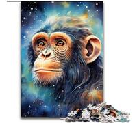 1000 Pieces Puzzle Gifts Galaxy Monkey Difficult Puzzles for Adults size 26x38cm Ideal for Lover, Perfect Christmas, New Year, Valentine's Gift