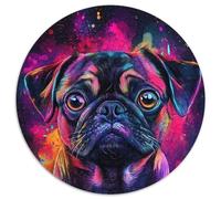 1000 Pieces Puzzle Gifts Galaxy Raccoon Cardboard Jigsaw for Birthdays, Holidays, And Home Decor (67.5x67.5cm)