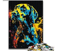 1000 Pieces Puzzle Gifts German Shorthaired Pointer Dog Wooden Jigsaw Puzzles for Adults Ideal for Home & Office Decor, for Birthday size 50x75cm