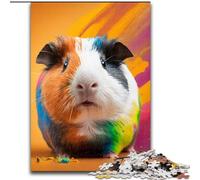 1000 Pieces Puzzle Gifts Guinea Pig Color Difficult Puzzles for Adults size 50x75cm for Birthdays And Holidays