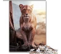 1000 Pieces Puzzle Gifts Lioness Jigsaw Puzzles for Adults size 26x38cm Challenging DIY Brain Teaser for Teenagers
