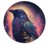 1000 Pieces Puzzle Gifts Magic Crow Cardboard Puzzles Family Interactive Game, Craft Gift with Colorful Artwork (Size 67.5x67.5cm)