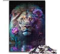 1000 Pieces Puzzle Gifts Magic Lion Puzzle 1000 Pieces Jigsaw Challenging DIY Brain Teaser, Interactive Family Game (Szie 50x75 cm)