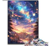 1000 Pieces Puzzle Gifts Magical Anime Overflowing Wooden Jigsaw Puzzles for Adults Ideal for Home & Office Decor, for Birthday size 50x75cm