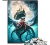 1000 Pieces Puzzle Gifts Master of The Seas 1000-Piece Jigsaw Puzzle Teenager Stress Reduction Cool Unique Gift for Family (Size 50x75cm)