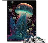 1000 Pieces Puzzle Gifts Psychedelic Mushroom Fores 1000-Piece Jigsaw Puzzle Impossible Hard Challenge Toy for Teenagers Size 50X75CM