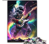 1000 Pieces Puzzle Gifts Robot Playing Guitar Jigsaw Puzzles size 26x38cm Brain Teaser, Adult Game, Family Interactive Activity