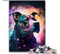 1000 Pieces Puzzle Gifts Staffordshire Bull Terrier Puzzles for Adults size 50x75cm Family Interactive Game, Craft Gift with Colorful Artwork