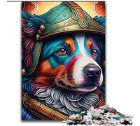 1000 Pieces Puzzle Gifts Steampunk Border Collie JigsawPuzzle 1000 Pieces for Adults for Teenagers Family Educational Games Home Decoration Gift (Size 50x75 cm)