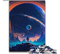 1000 Pieces Puzzle Gifts Universe Planet Puzzle 1000 Pieces Jigsaw Challenging DIY Brain Teaser, Interactive Family Game (Szie 50x75 cm)