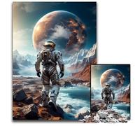 1000 Pieces Puzzle Gifts Walking in The Cosmos Difficult Puzazles for Adults for Home DecorHoliday Fun 1000 PCS(75x50cm)