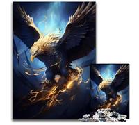 1000 Pieces Puzzle Gifts Wild Golden Eagle Bird Puzzles for Adults Intricate Design for Teenagers DIY Decor And BrainBoosting Fun 1000 PCS(75x50cm)