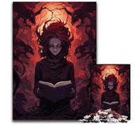 1000 Pieces Puzzle Gifts Woman Reading to Demons Difficult Puzzles for Adults Family Game Night Fun DIY Decorative Artwork 1000 PCS(38x26cm)