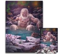 1000 Pieces Puzzle Gifts Yeti Puzzles for Adults Intricate Design for Teenagers DIY Decor And BrainBoosting Fun 1000 PCS(75x50cm)