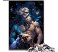 1000 Pieces Puzzle Gifts Zeus And His Companion Wooden Jigsaw size 50x75cm for Teenagers & Family Fun - DIY Brain Teaser Game Gift