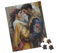 1000 Pieces Puzzle - Prince And Princess In The Garden - Jigsaw Puzzle. Gift For Anniversary, Valentine'S Day, Holidays, Birthdays, Get Well, And Nursing Homes