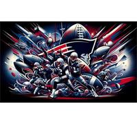 1000 Pieces Puzzle - Rugbys Player Bradys Abstract Art Poster - Irregular Jigsaw Puzzles - Adults Challenge Game - Family Stress Reduction Games Ja08Zp