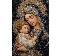 1000 Pieces Puzzle - The Madonna Painting - Stress Relief Games For Family - Adults Challenge Toys - Wall Decor Gifts Zx108Ap