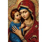1000 Pieces Puzzle - The Madonna Painting - Stress Relief Games For Family - Adults Challenge Toys - Wall Decor Gifts Zx107Ap