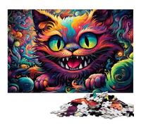 1000 Pieces Puzzles Alice Cat Jigsaw Puzzles for Adults Paper Jigsaw for Summer Lovers 1000 PCS(38x26cm)