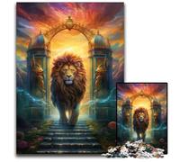 1000 Pieces Puzzles for Adults A King Lion Impossible Jigsaw Puzzles for Adults Perfect for Teenagers Family Bonding Brain Teaser DIY Home Decor Gift 1000 PCS(38x26cm)